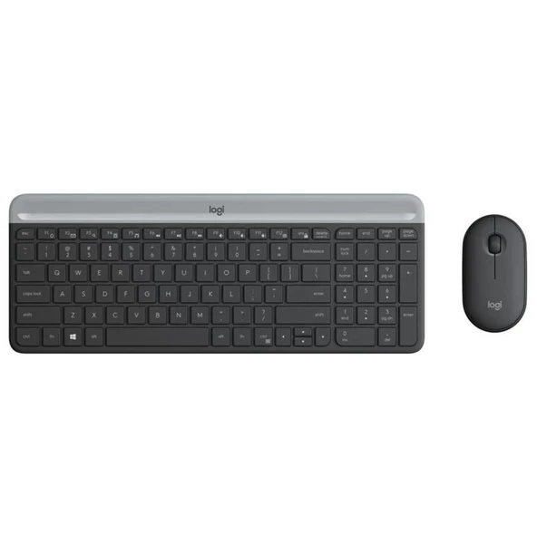 Logitech MK470 Klavye Mouse Kablosuz Siyah 920-009435