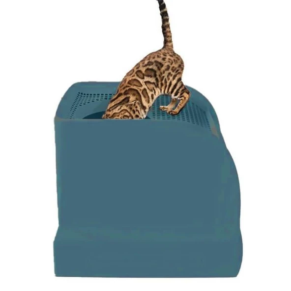 Imac Frida Çekmeceli Üstten Girişli Kedi Tuvaleti - 5