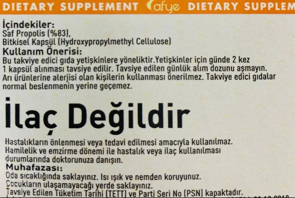 Afye propolis (60 Kapsül) - 3