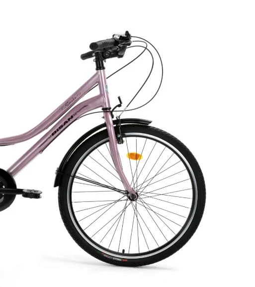 Bisan Smile 26 Jant 44Cm 7 Vites Pembe Silver Şehir Bisiklet - 2