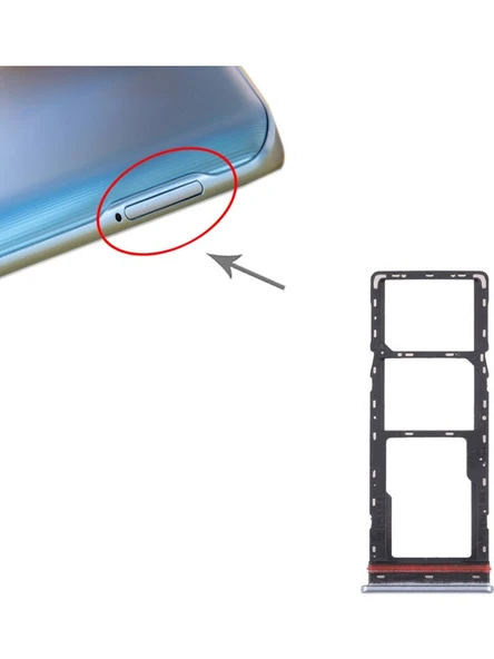 Tecno Camon 17 Cg6 CG6J Için Sım + Mikro Sd Kart Tepsisi - Resim 4