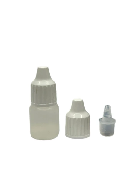 5ml PE ASETON ŞİŞESİ, GÖZ DAMLASI ŞİŞESİ, PLASTİK ŞİŞE, 24  ADET