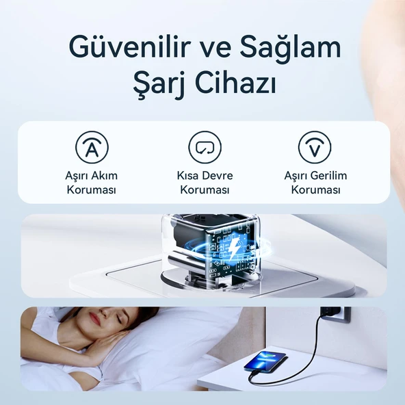 VOLTME V2003 Revo Siyah 20W USB-C Şarj Aleti - 5