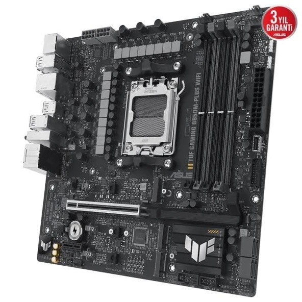 ASUS TUF GAMING B850M-PLUS WIFI-7 DDR5 HDMI DP PCIE 5.0 AM5 mATX - Resim 4