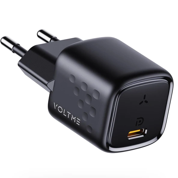 VOLTME V2003 Revo Siyah 20W USB-C Şarj Aleti