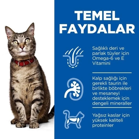 Hills Adult Optimal Care Tavuklu Yetişkin Kedi Maması 1.5 Kg - 4
