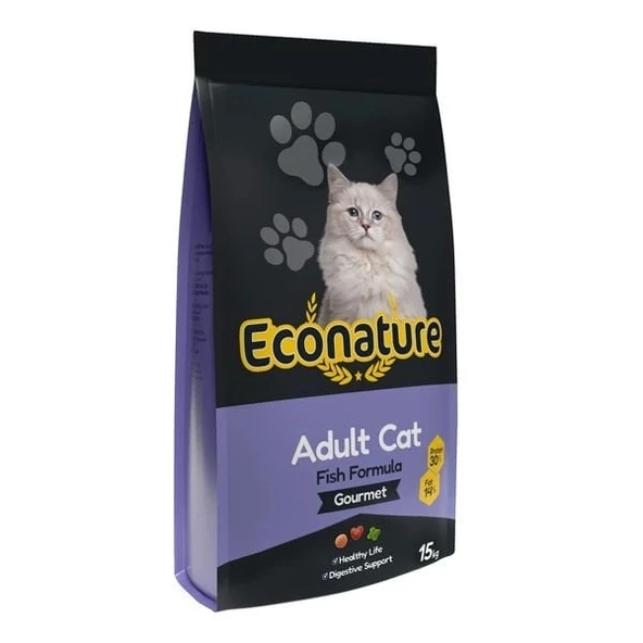 Econature Gurme Balıklı Yetişkin Kedi Maması 15 Kg - 3