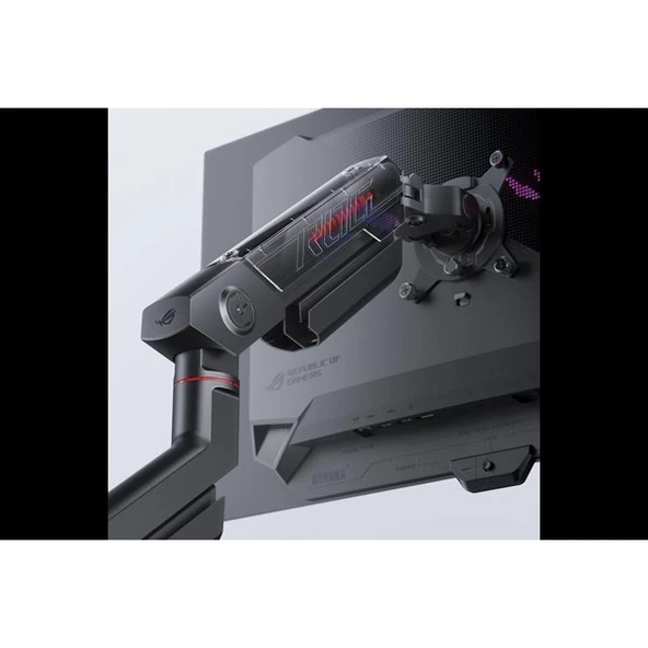 ASUS AAS01 ROG Ergonomik Masaüstü 1-kollu Monitör Askı Aparatı - Resim 11