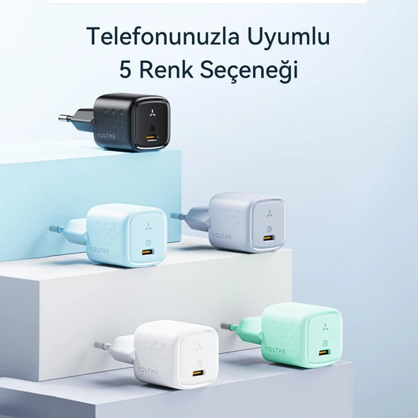 VOLTME V2004 Revo Beyaz 20W USB-C Şarj Aleti - 4