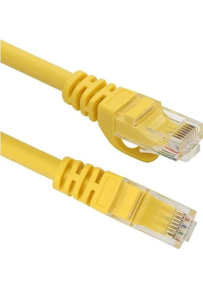 NP611B-Y-2.0 Cat6 2.0MT Sarı Utp Patch Kablo