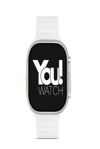 You Watch A8-A88 You Smart GOLD & White Silicon Unisex Kol Saati - 2