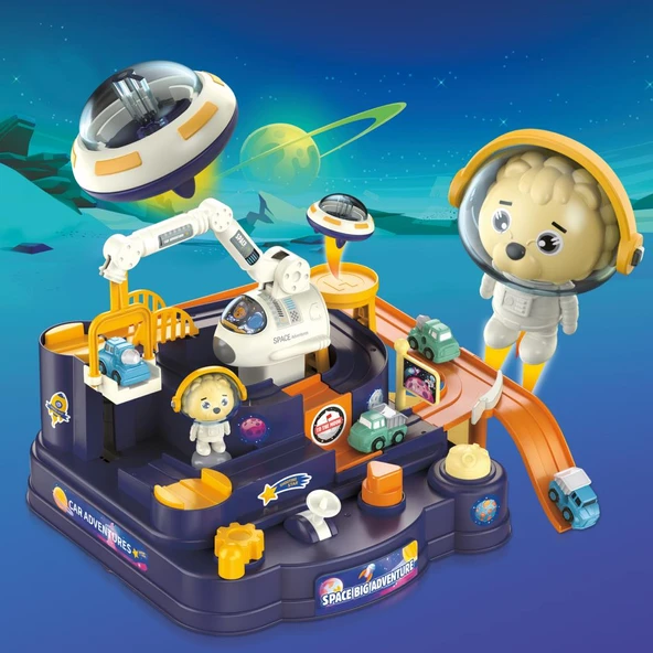 Ogi Mogi Toys 4 Düğme Kontrollü Uzay Macerası Oyun Seti - 11