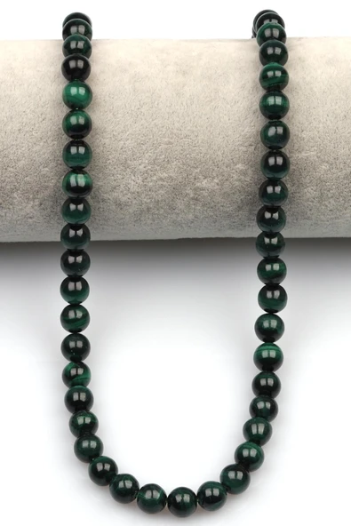 Malakit Doğaltaş Dizi 8 mm Küre Kesim - Resim 2