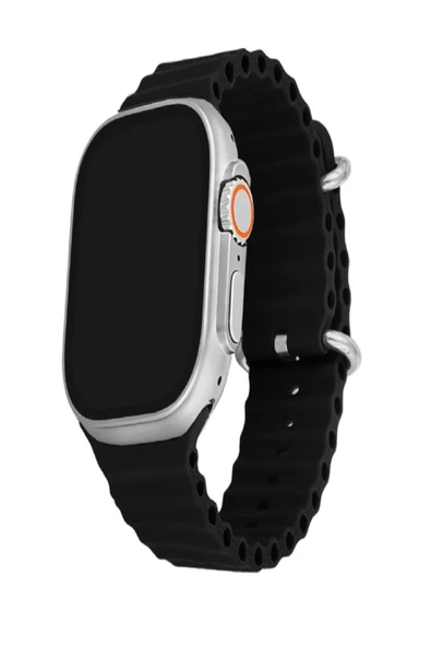 You Watch A8-A85PRO You Smart Silver & Black Silicon Unisex Kol Saati - 2