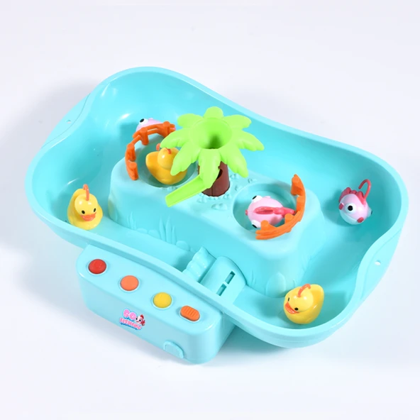 Ogi Mogi Toys Pilli Müzikli Hareketli Balık Tutma Oyunu - 8