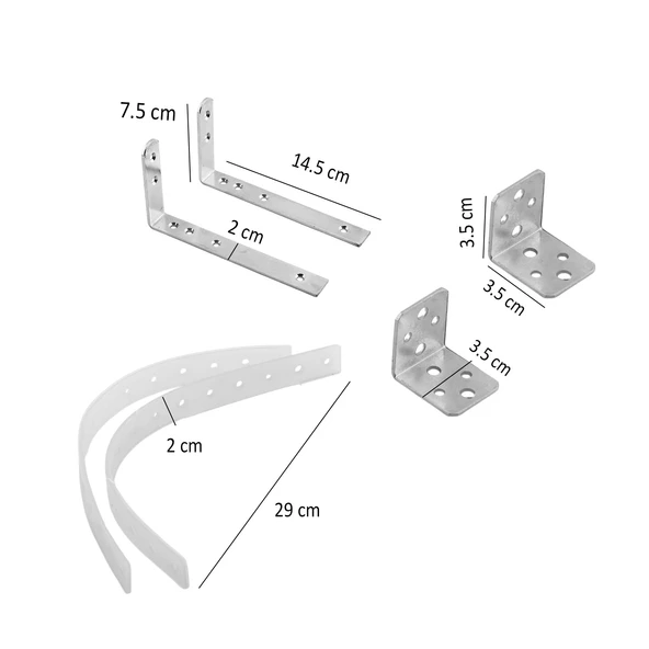 Mobilya Sabitleme Aparatı Seti Deprem Gardrop Kitaplık Dolap Devrilme Önleyici L Demir - Resim 2