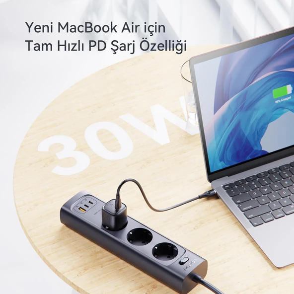 VOLTME V2008 Revo Siyah 30W C USB-C Şarj Aleti - 2