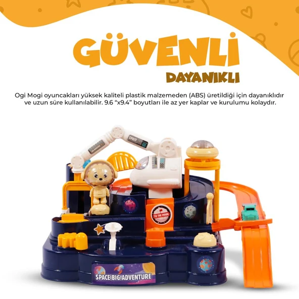 Ogi Mogi Toys 4 Düğme Kontrollü Uzay Macerası Oyun Seti - 4