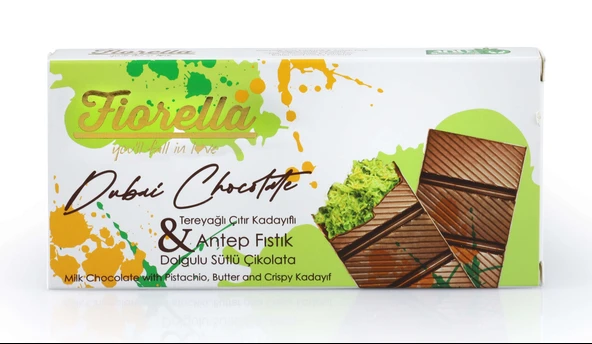 Fiorella Dubai Çikolatası 200 Gr. 12 Adet (1 Koli) - 5