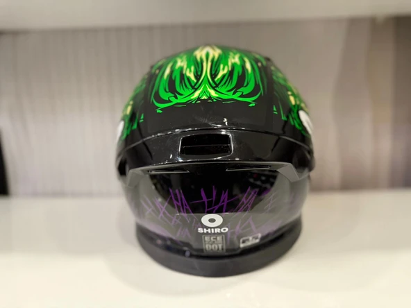 KASK SHIRO KATANA SV JOKER KIRMIZI/YEŞİL/BEYAZ - 5