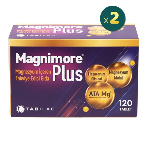Magnimore Plus 120 Tablet 2 Adet