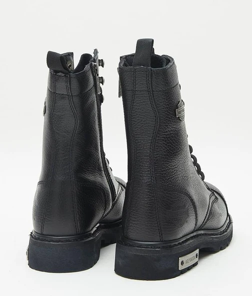 Harley Davidson Colmar Kadın Siyah B.Deri Bot - Resim 2