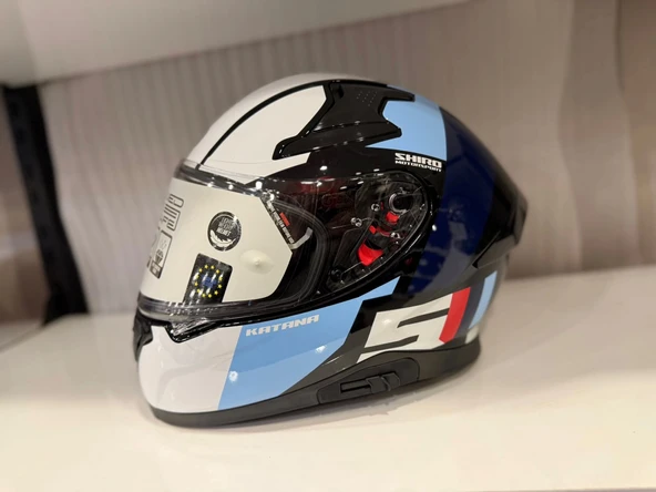 KASK SHIRO KATANA SV S POWER MAVİ/LACİVERT/BEYAZ