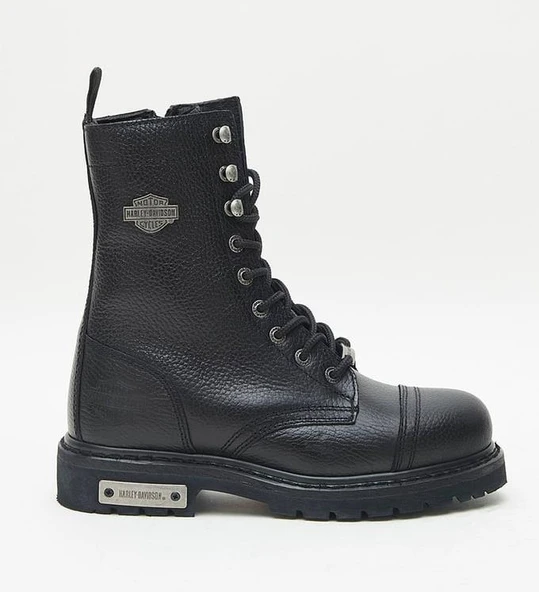 Harley Davidson Colmar Kadın Siyah B.Deri Bot - Resim 3
