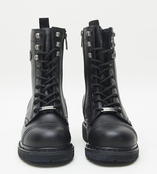 Harley Davidson Colmar Kadın Siyah B.Deri Bot - Resim 4