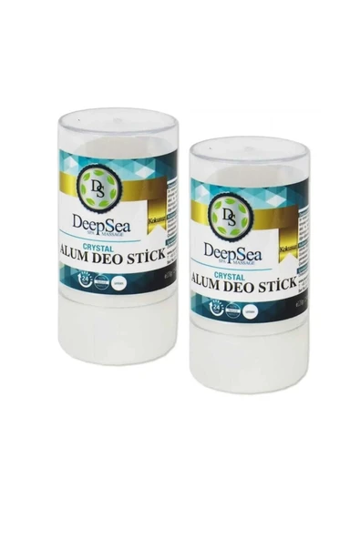 Deepsea Kristal Doğal Tuz İçeren Stick Deodorant 60 gr 2 Adet