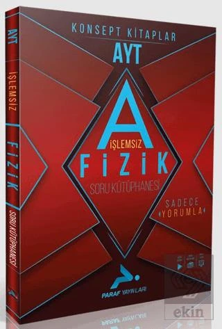 Paraf AYT İşlemsiz Fizik Soru Kütüphanesi ürün görseli 1