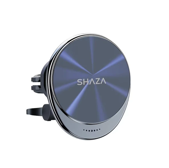 Shaza SF5503 Magsafe Uyumlu 15W Kablosuz Şarj 2in1 Araç İçi Telefon Tutucu