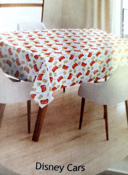 CARS BASKILI MASA VE ÇOCUK OYUN ÖRTÜSÜ (150*180 cm) - Resim 5