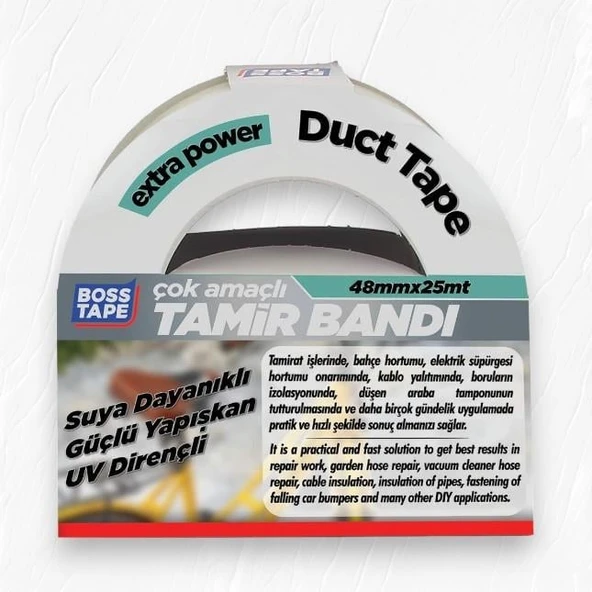 Boss Tape Duct Tape Tamir Bandı Şeffaf 48mmx25mt - 3