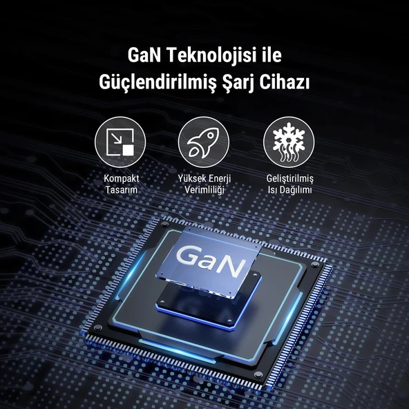 VOLTME V2109 Revo Siyah 35W CA GaN Şarj Aleti - 2