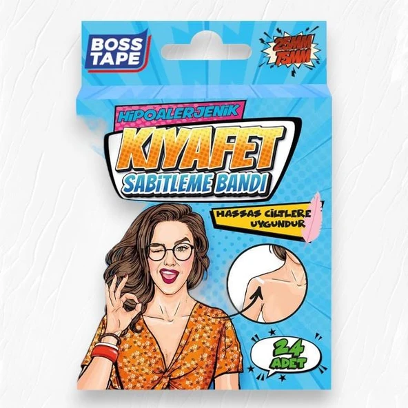 Boss Tape Kıyafet Sabitleme ve Vücut Bandı 25mm-75mm 24 ad