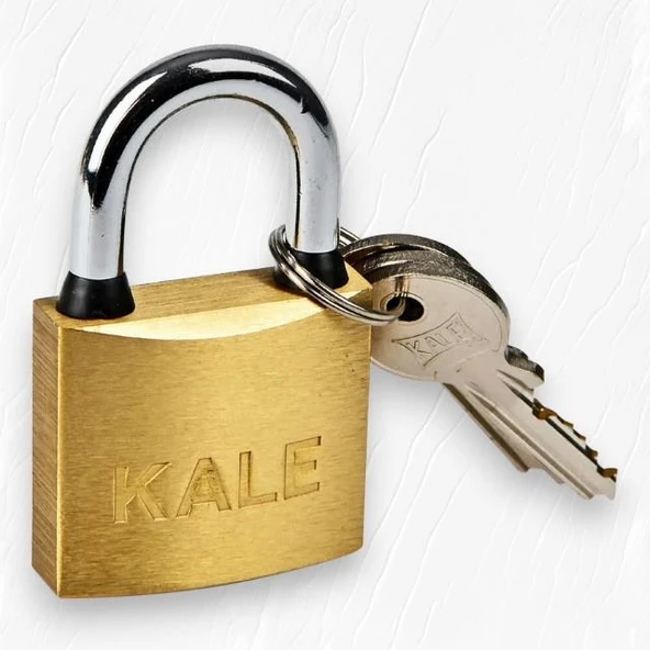 Kale Asma Kilit Sarı 60mm