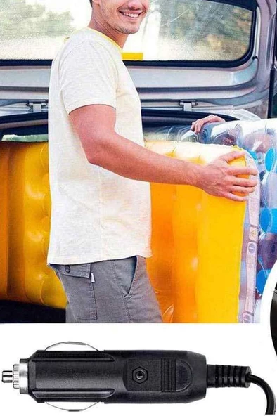 Elektrikli Hava Pompası Şişme Yatak Havuz Vakumlu Poşet Hava Kompresörü - 5