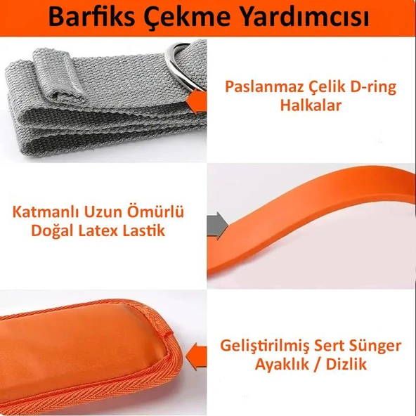 Valkyrie Pull Up Barfiks Çekme Yardımcısı Evrensel Uyumlu 40kg Ağırlık Düşürücü Ayarlanabilir Kolay Kurulum Kullanım - 8