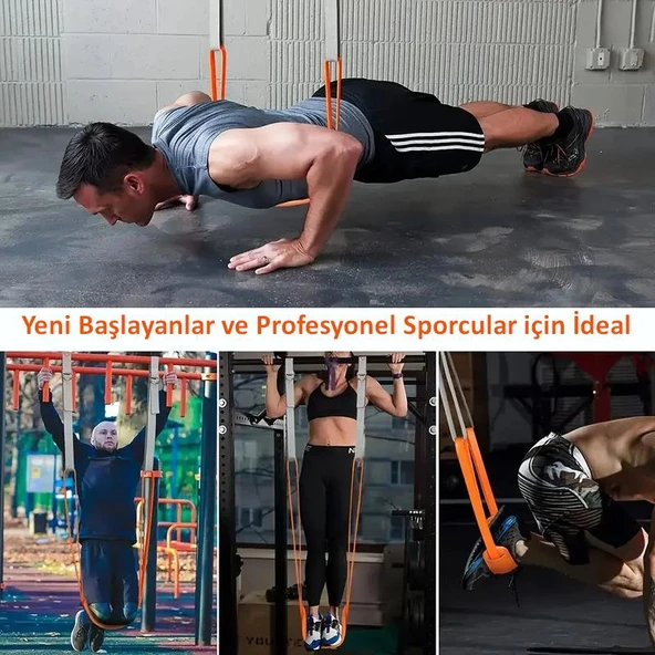 Valkyrie Pull Up Barfiks Çekme Yardımcısı Evrensel Uyumlu 40kg Ağırlık Düşürücü Ayarlanabilir Kolay Kurulum Kullanım - 2