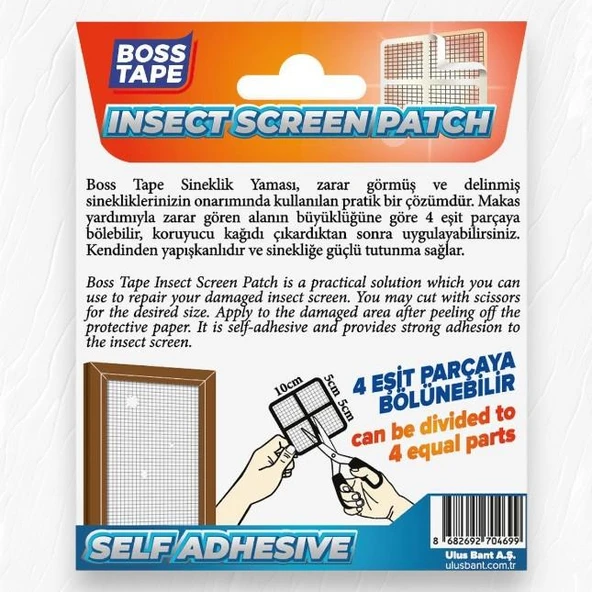 Boss Tape Sineklik Yama Tamir Bandı 100mm - 3