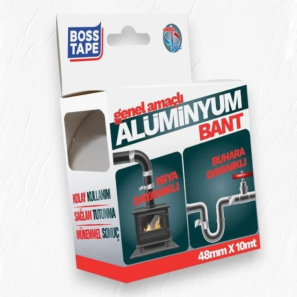 Boss Tape Alüminyum Bant Akrilik 48mmx10mt - 2