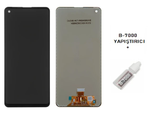 Tkgz - Samsung Galaxy A21s SM-A217 Uyumlu Lcd Ekran Dokunmatik Orijinal + B-7000 ürün görseli 1