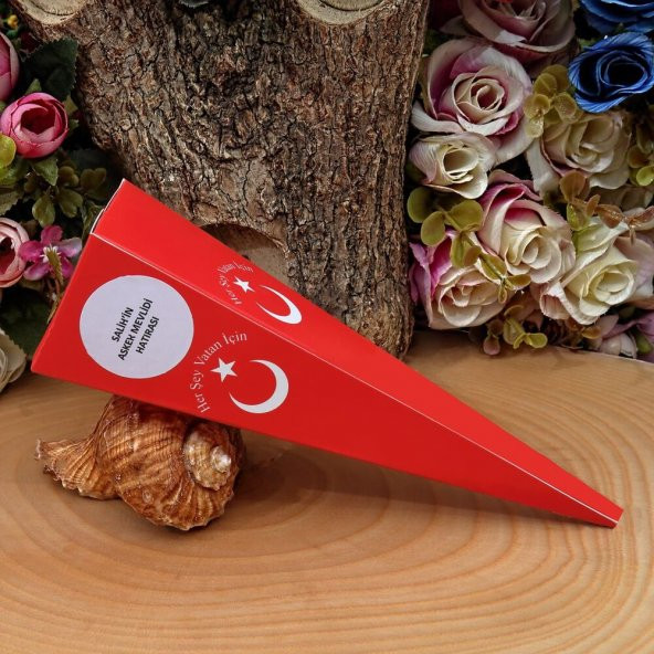 Asker Mevlüt Şekeri Sade Lokumlu, Mevlana Şekerli 10 Adet (70-80gr) 15cm - 2