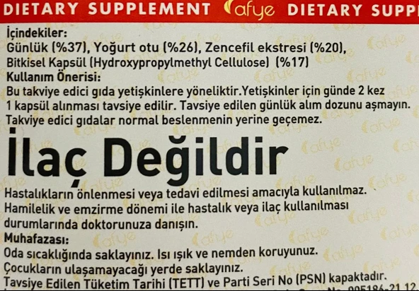 Afye PEK ( 50 kapsül) - 3