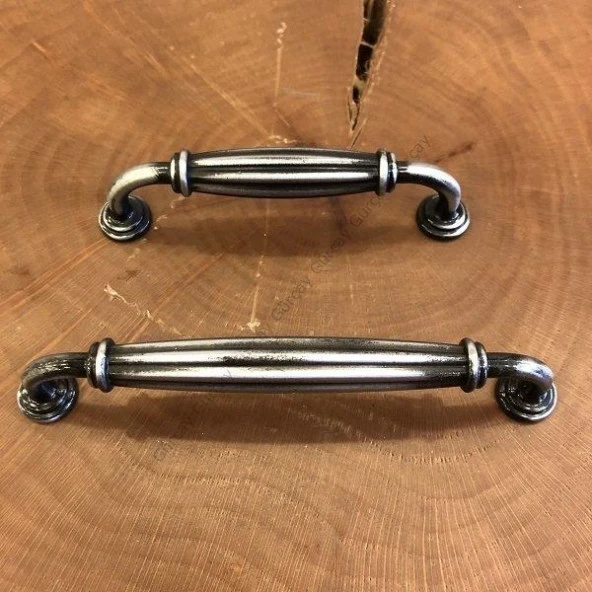 Parga Kulp Antik Gümüş 128mm (2 Adet) - Resim 2