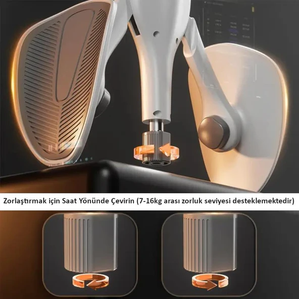 Valkyrie Ayarlanabilir Pelvik Iç Bacak Egzersiz Aleti Kegel Egzersiz Kalça Popo Egzersizi 7-16kg Unisex - 5