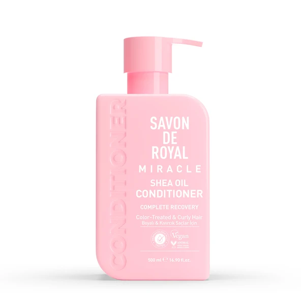 Savon De Royal - Shea Yağı - Boyalı ve Kıvırcık Saçlar İçin İyileşme Etkili Saç Kremi 500 ml - 2