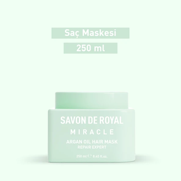 Savon De Royal - Argan Yağı İçeren - Boyalı & Yıpranmış Saçlar İçin Onarım Uzmanı Saç Maskesi 250 ml - Resim 2
