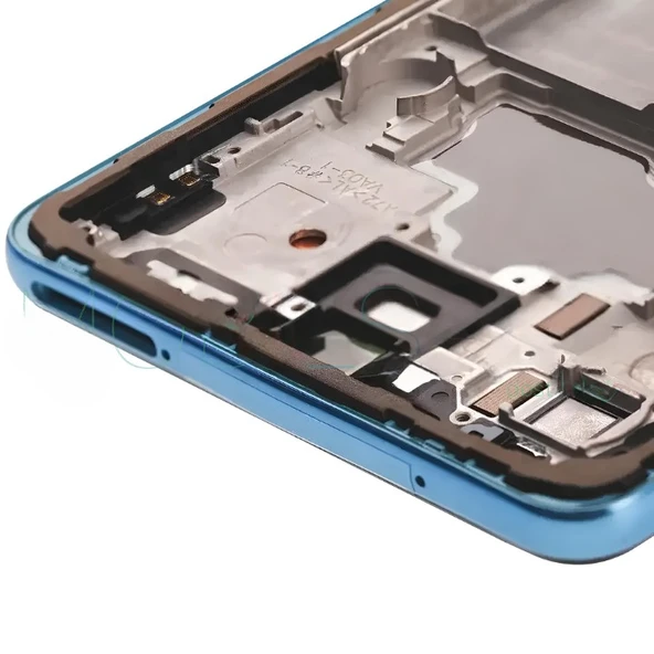 Tkgz - Samsung Galaxy A72 - SM-A725 Uyumlu Lcd Ekran Dokunmatik Orijinal ÇITALI MAVİ - Resim 2